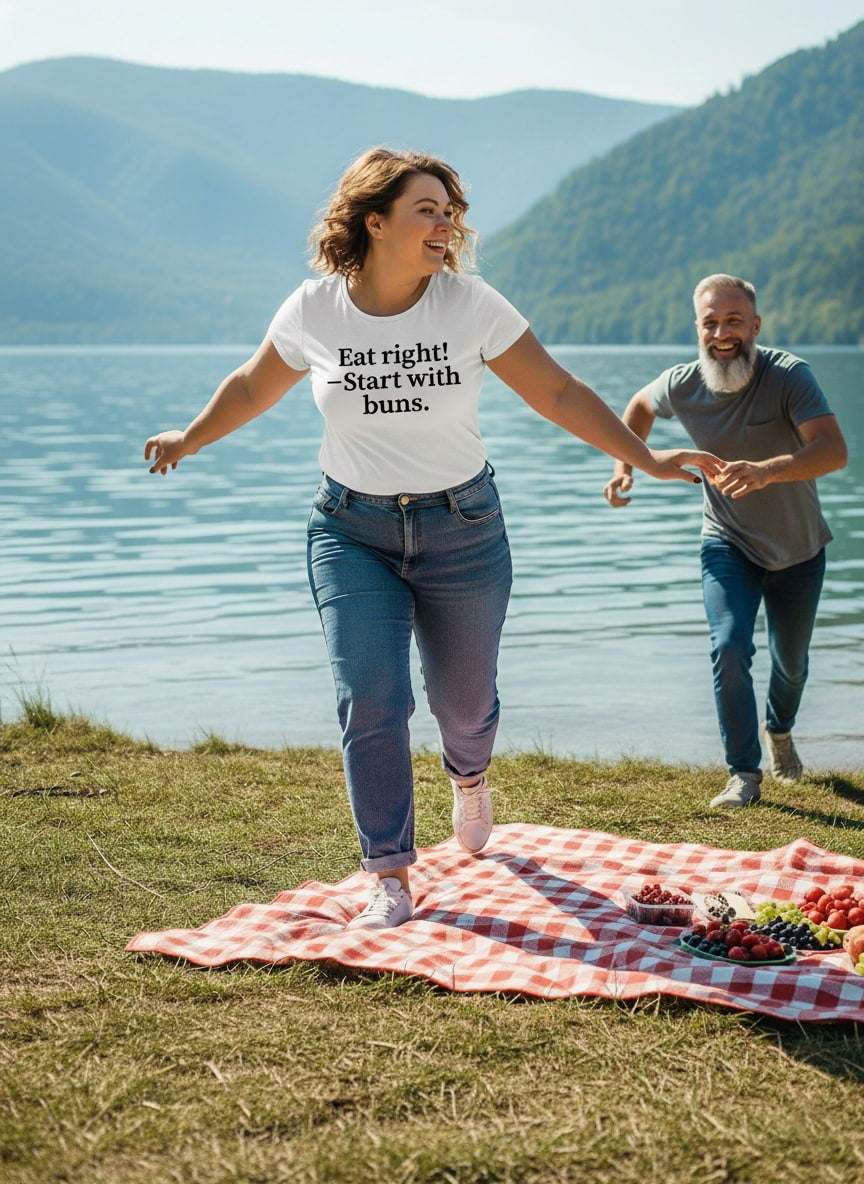 Eat right! — Start with buns.