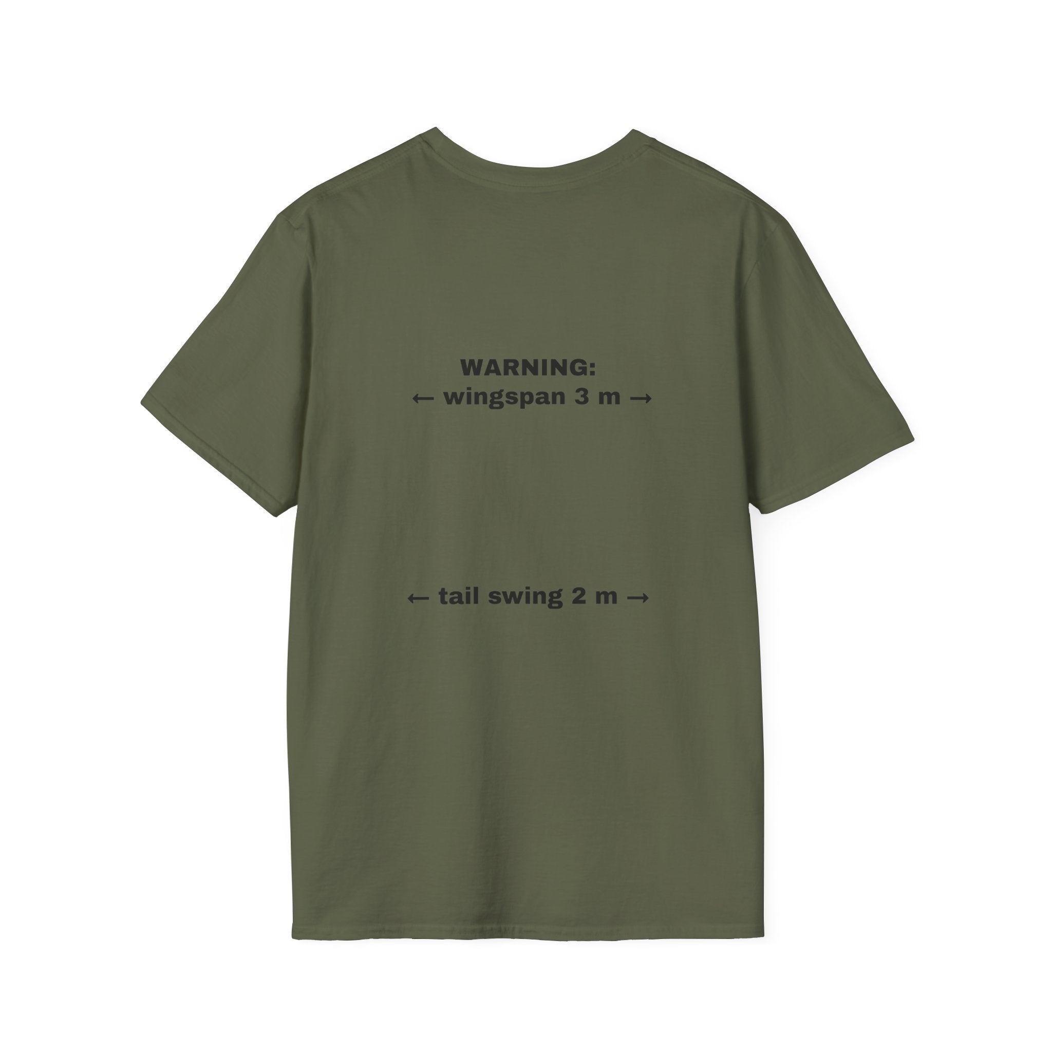 Warning: Wingspan 3 M Tail Swing 2 M
