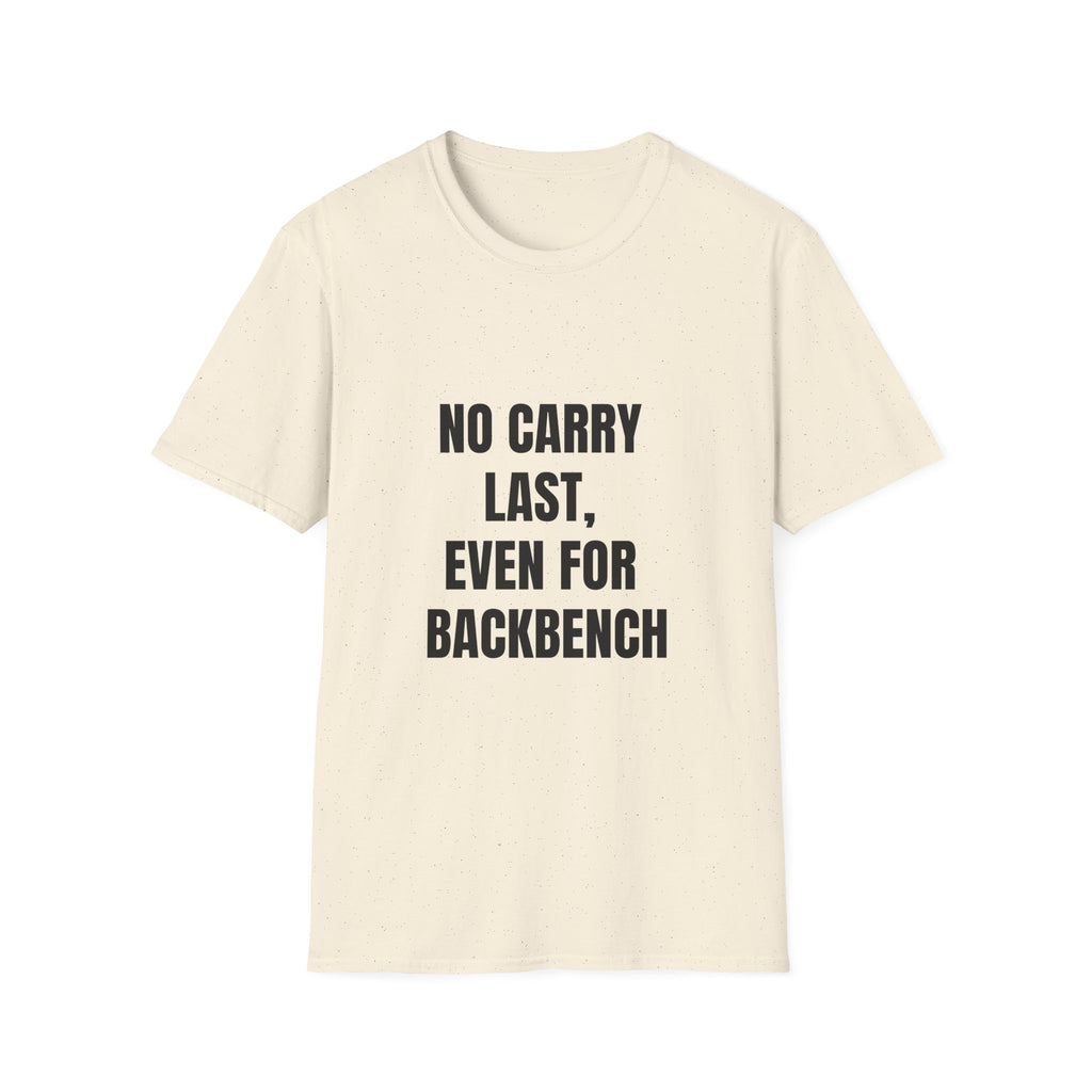 No Carry Last, Even For Backbench