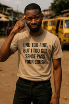 Confident man point head wear i no too fine but i too get sense pass your crush.