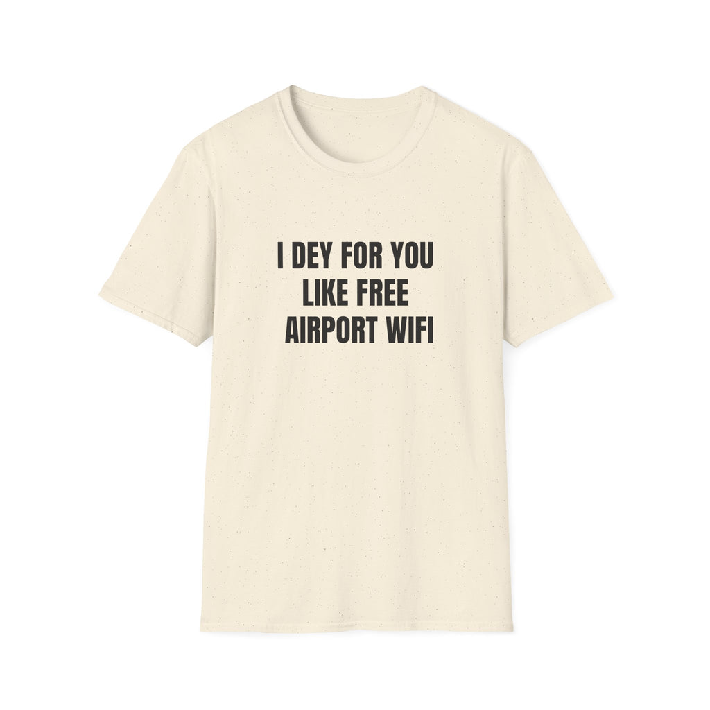 I Dey For You Like Free Airport Wifi