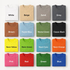 SAY IT IN COLOR. A vibrant spectrum of fabric options from neon orange to muted green for your TtCAD messages.